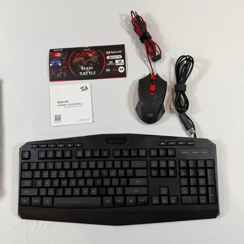 Gaming Essentials Keyboard /mouse 2 In 1 Set Hight-speed High-control High Respo